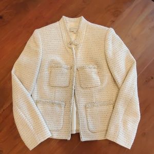 J.Crew Metallic Tweed Jacket Size 2